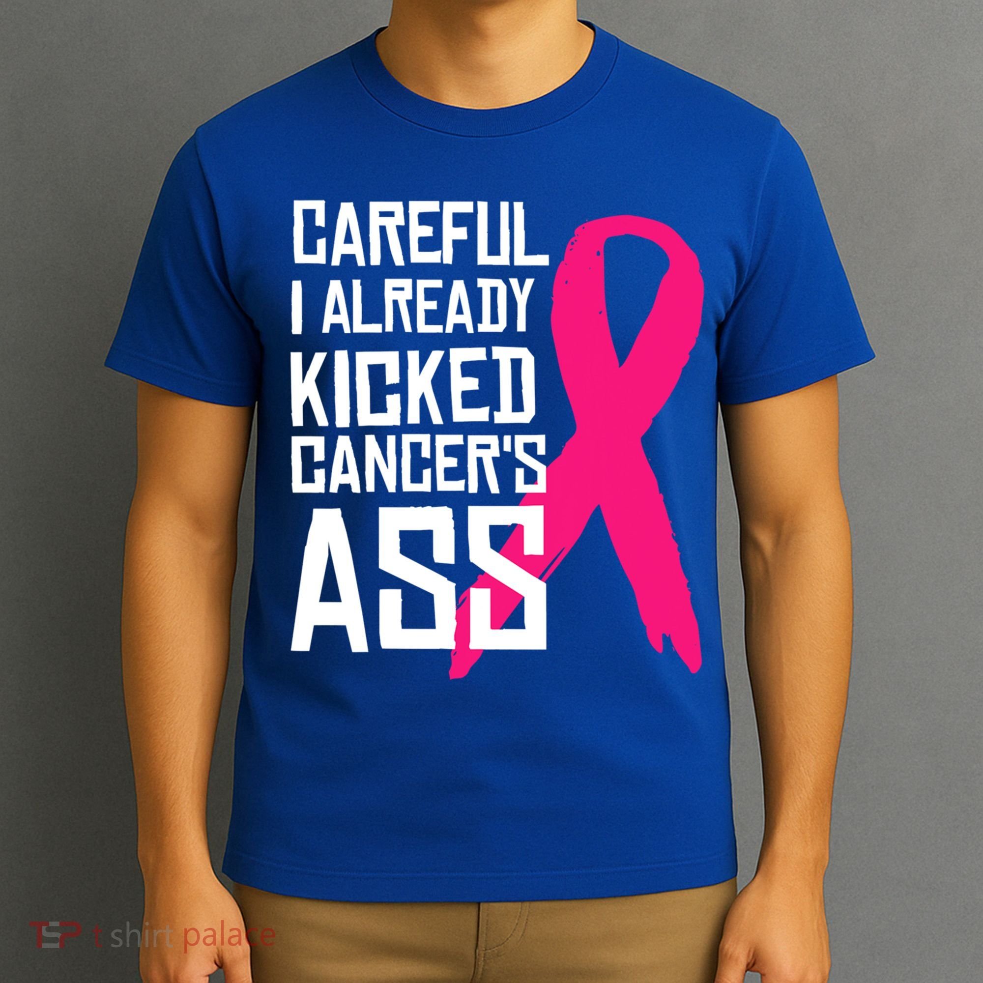 Careful Survivor Warrior Funny Breast Cancer Awareness Great Gift T-Shirt