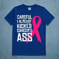 Careful Survivor Warrior Funny Breast Cancer Awareness Great Gift T-Shirt thumb 5
