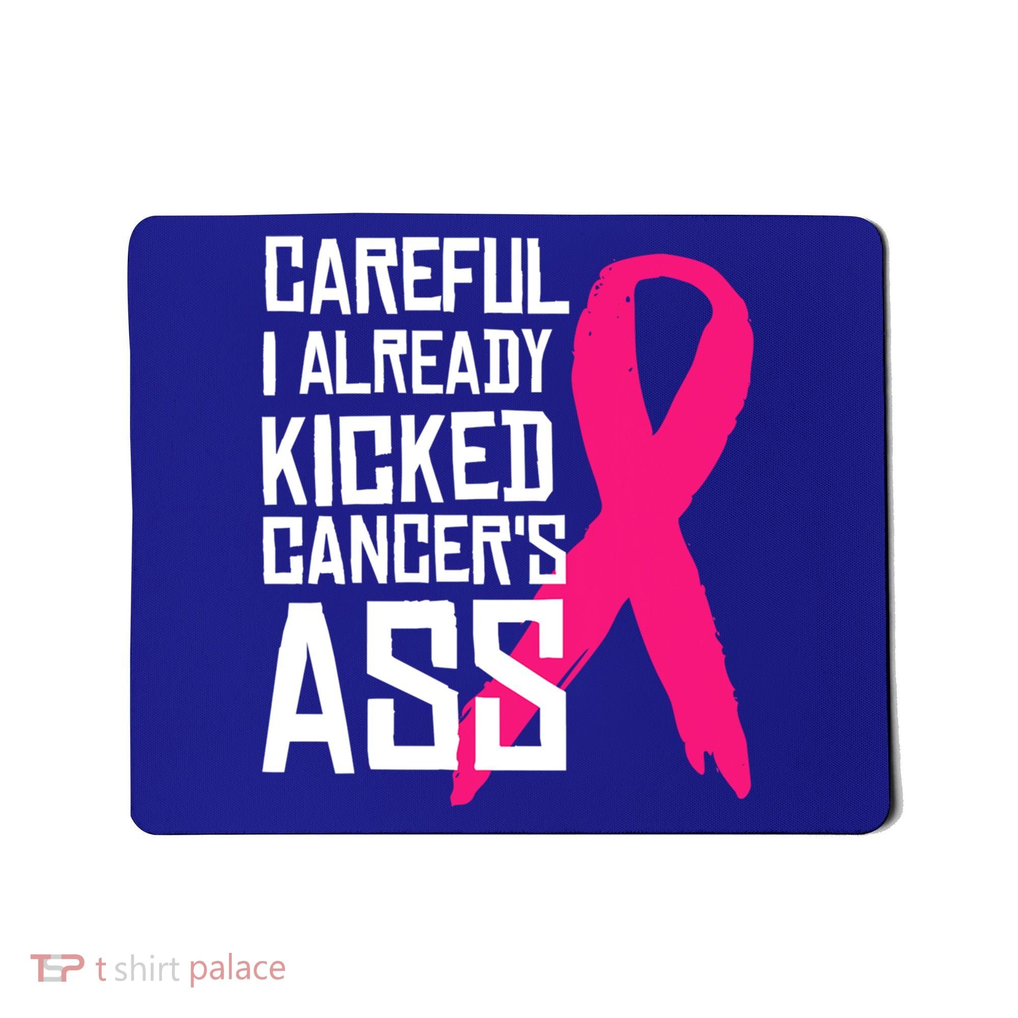 Careful Survivor Warrior Funny Breast Cancer Awareness Great Gift Mousepad