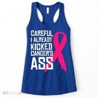 Careful Survivor Warrior Funny Breast Cancer Awareness Great Gift Women's Tank Top thumb 0