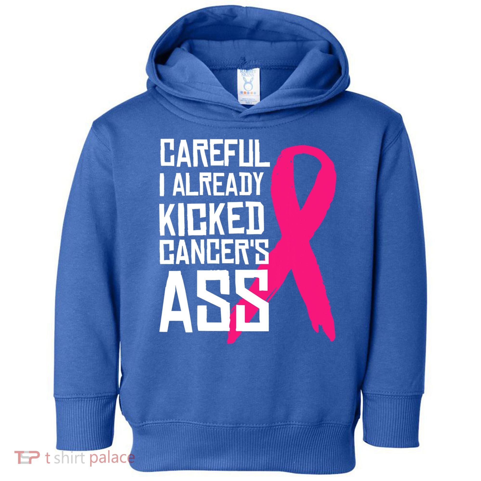 Careful Survivor Warrior Funny Breast Cancer Awareness Great Gift Toddler Hoodie