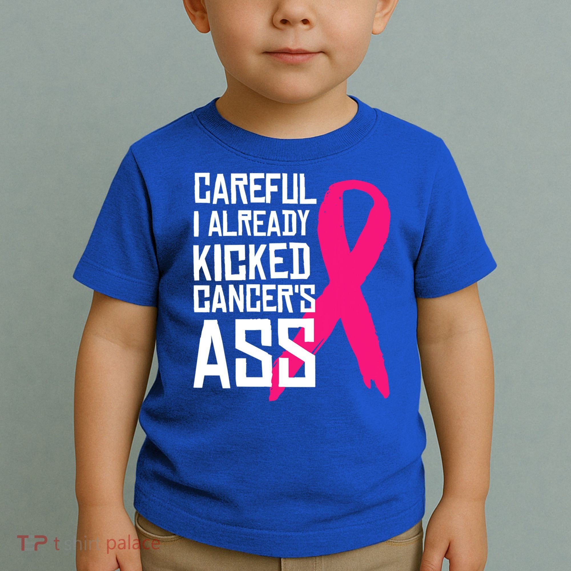 Careful Survivor Warrior Funny Breast Cancer Awareness Great Gift Toddler T-Shirt