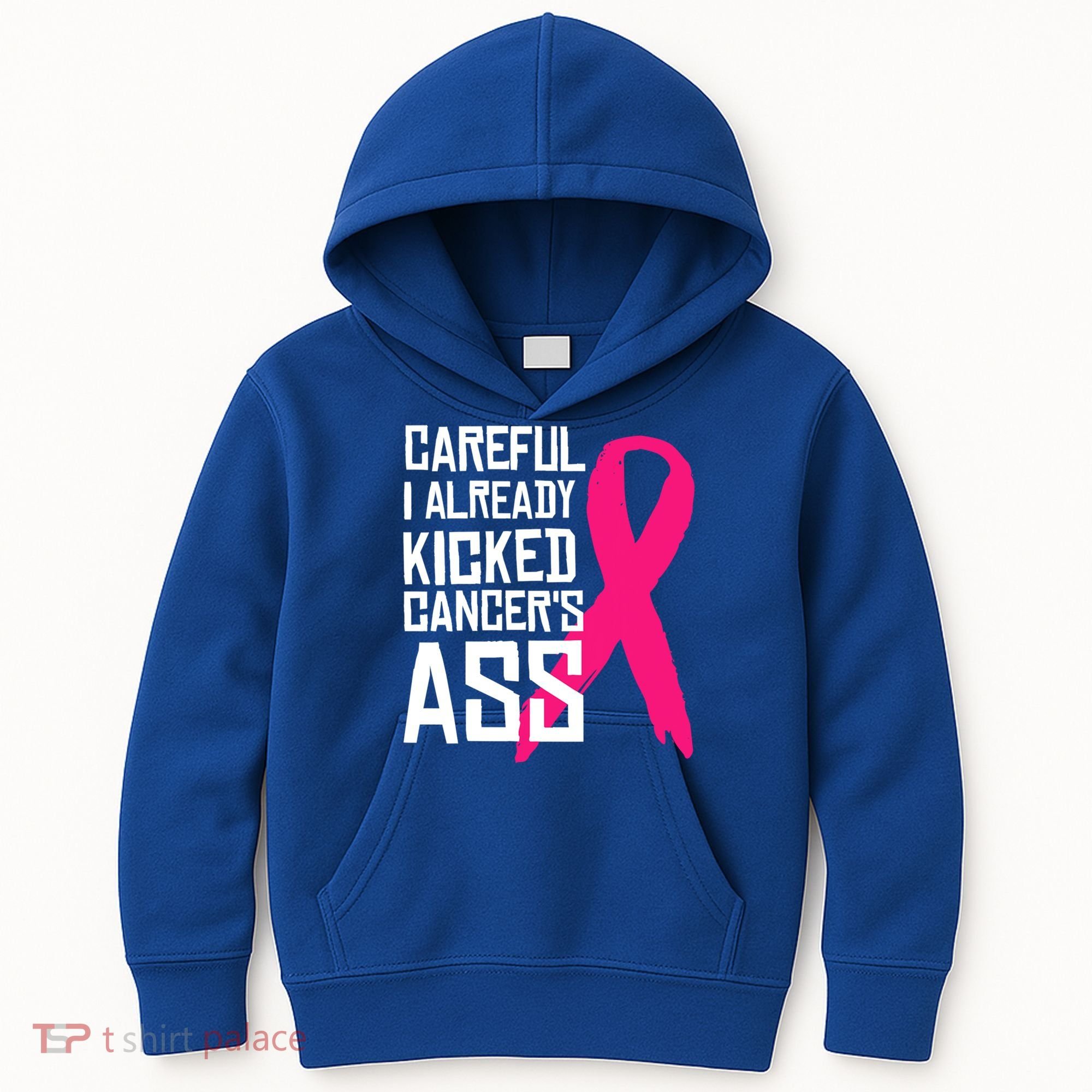 Careful Survivor Warrior Funny Breast Cancer Awareness Great Gift Kids Hoodie