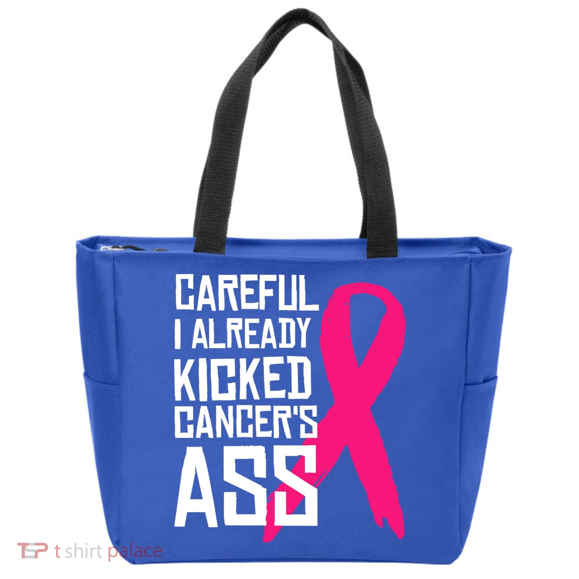 Careful Survivor Warrior Funny Breast Cancer Awareness Great Gift Tote Bag