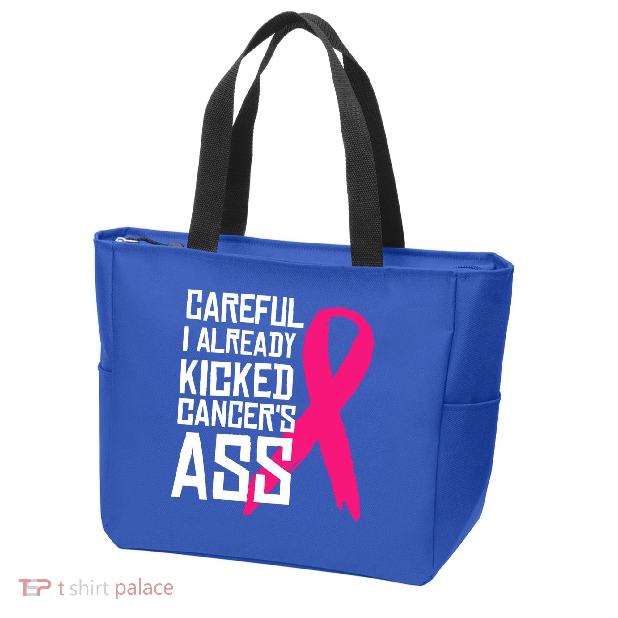 Careful Survivor Warrior Funny Breast Cancer Awareness Great Gift Tote Bag