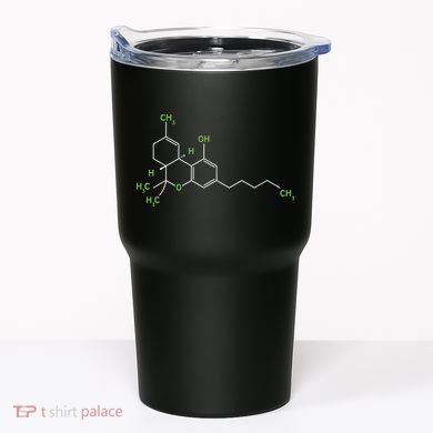 Cannabis Shirts Weed Pot Molecule THC Marijuana Stoner Gift Tumbler