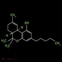 Cannabis Shirts Weed Pot Molecule THC Marijuana Stoner Gift Ornament thumb 1