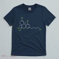 Cannabis Shirts Weed Pot Molecule THC Marijuana Stoner Gift T-Shirt thumb 5
