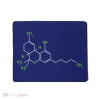 Cannabis Shirts Weed Pot Molecule THC Marijuana Stoner Gift Mousepad thumb 0