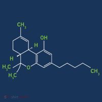 Cannabis Shirts Weed Pot Molecule THC Marijuana Stoner Gift Mousepad thumb 1
