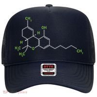 Cannabis Shirts Weed Pot Molecule THC Marijuana Stoner Gift Hat thumb 0