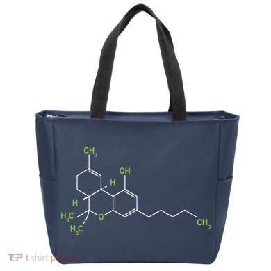 Cannabis Shirts Weed Pot Molecule THC Marijuana Stoner Gift Tote Bag
