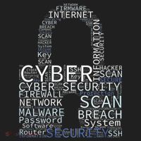 Cyber Security Wordcloud Padlock Beanie thumb 2