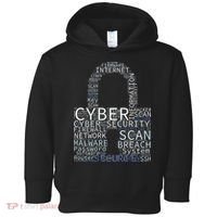 Cyber Security Wordcloud Padlock Toddler Hoodie thumb 0