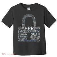 Cyber Security Wordcloud Padlock Toddler T-Shirt thumb 0