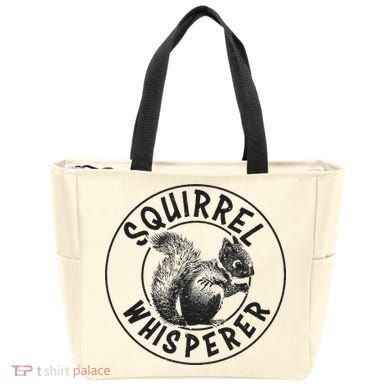 Cute Squirrel Whisperer Tote Bag
