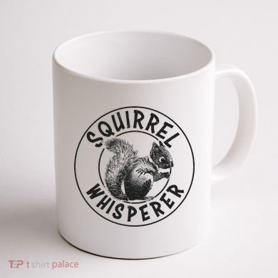 Cute Squirrel Whisperer Coffee Mug back