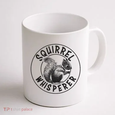 Cute Squirrel Whisperer Coffee Mug back