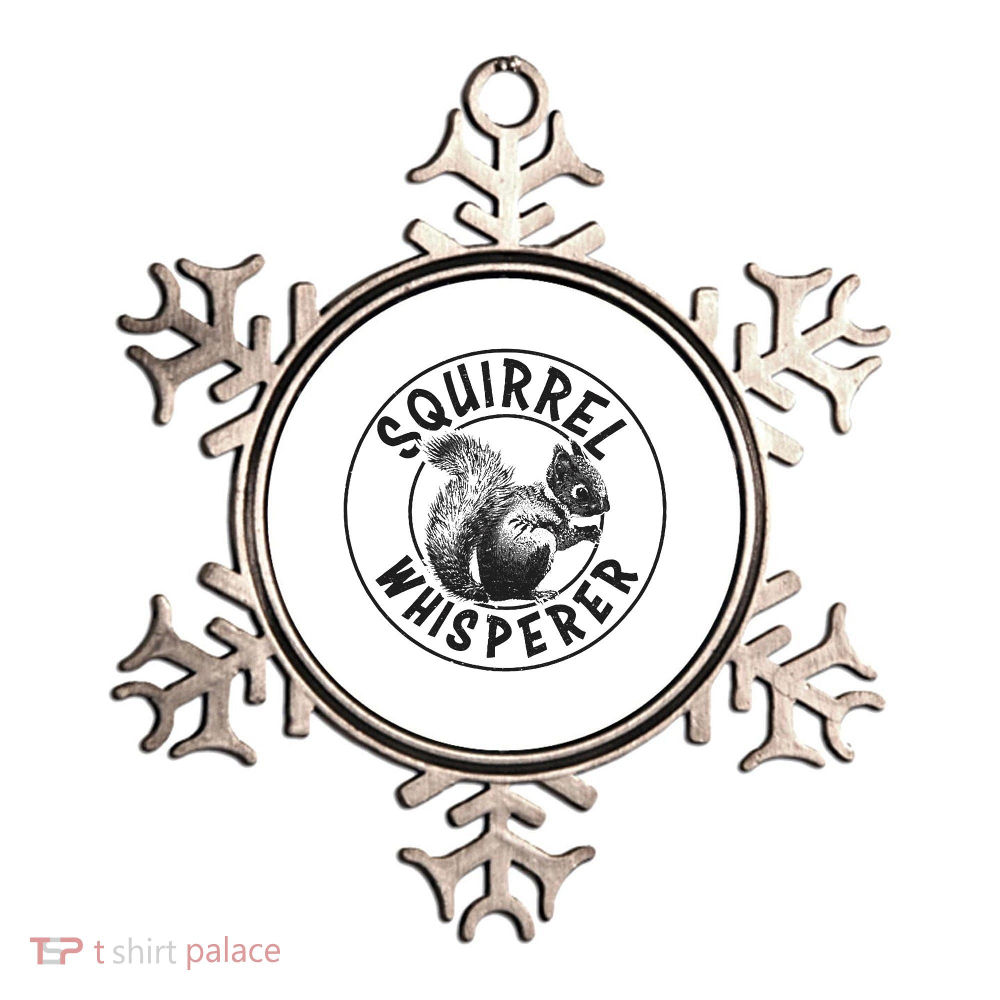 Cute Squirrel Whisperer Ornament