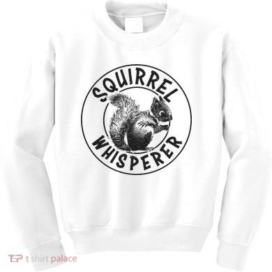 Cute Squirrel Whisperer Kids Sweatshirt