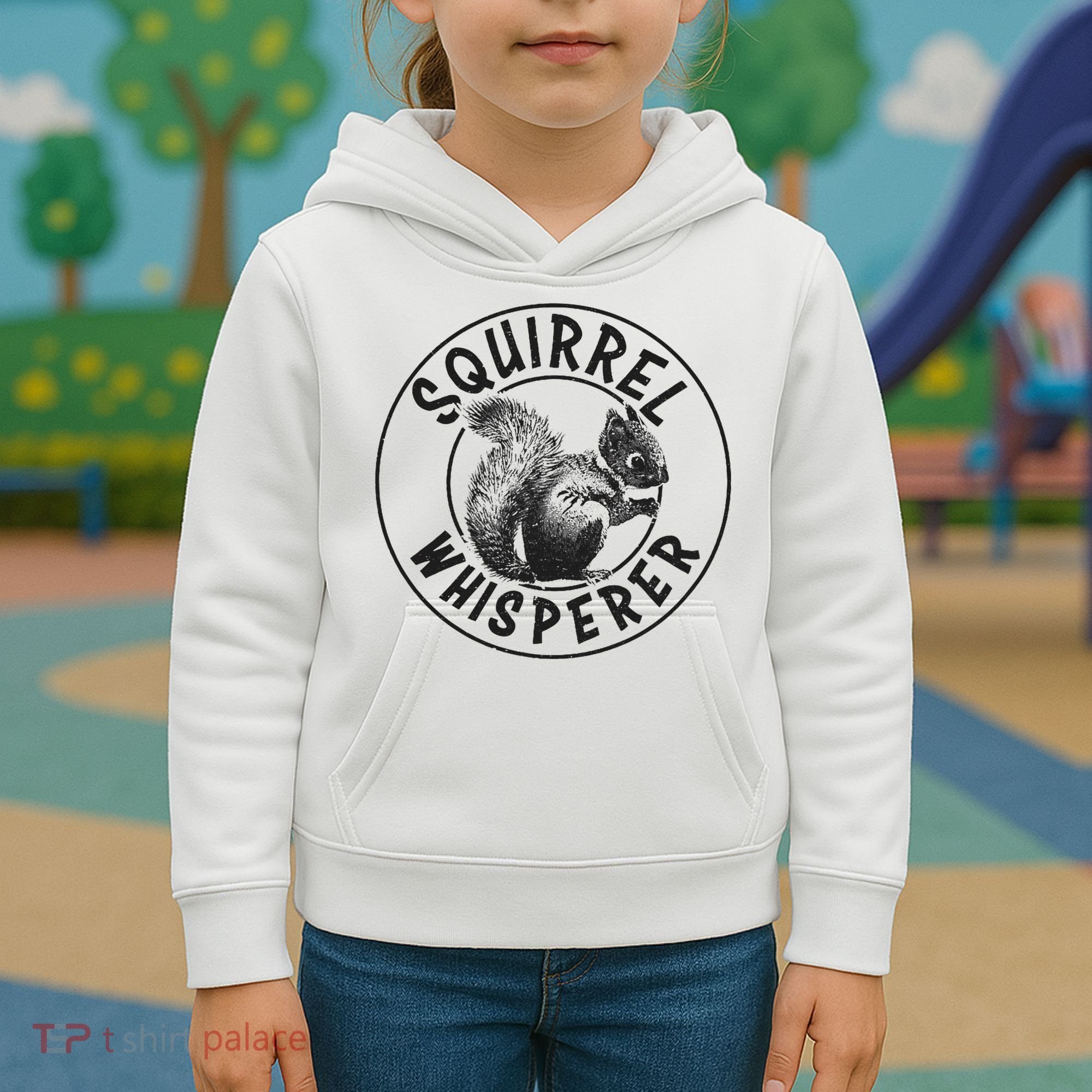 Cute Squirrel Whisperer Kids Hoodie