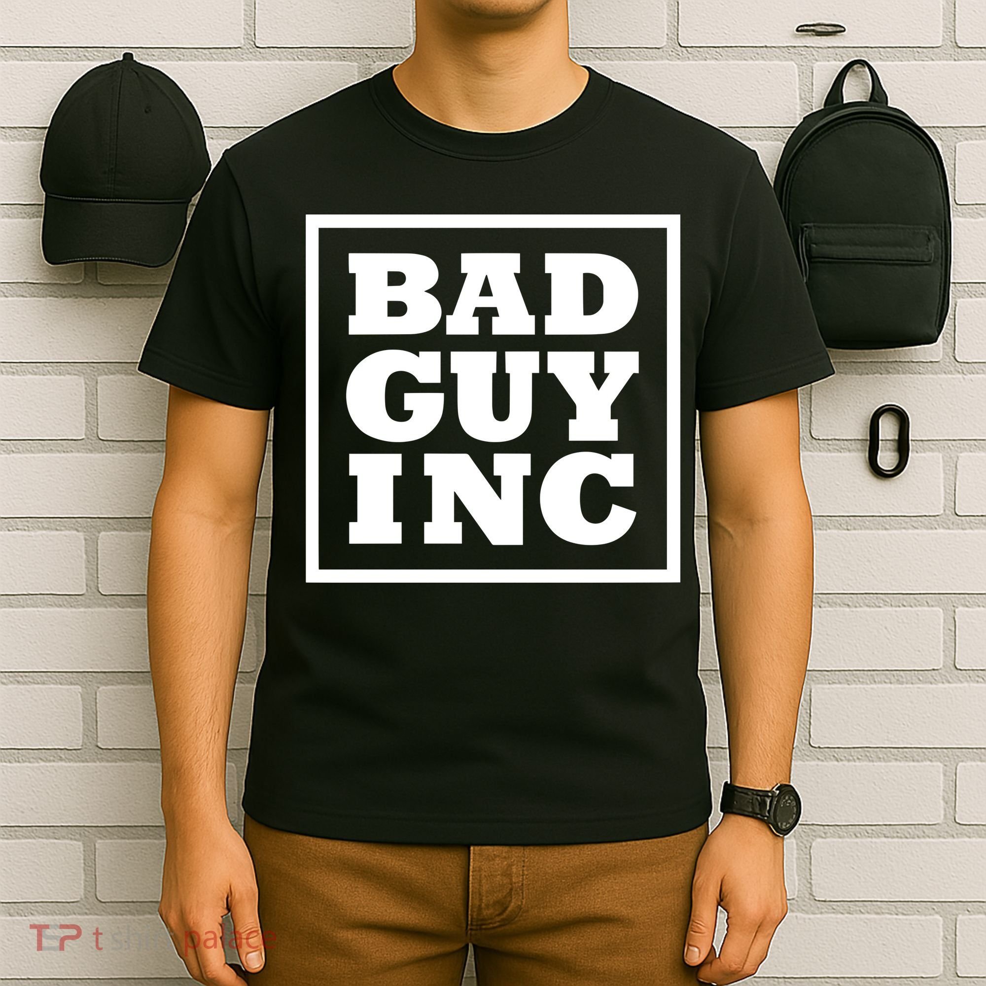 Chael Sonnen Wearing Bad Guy Inc T-Shirt