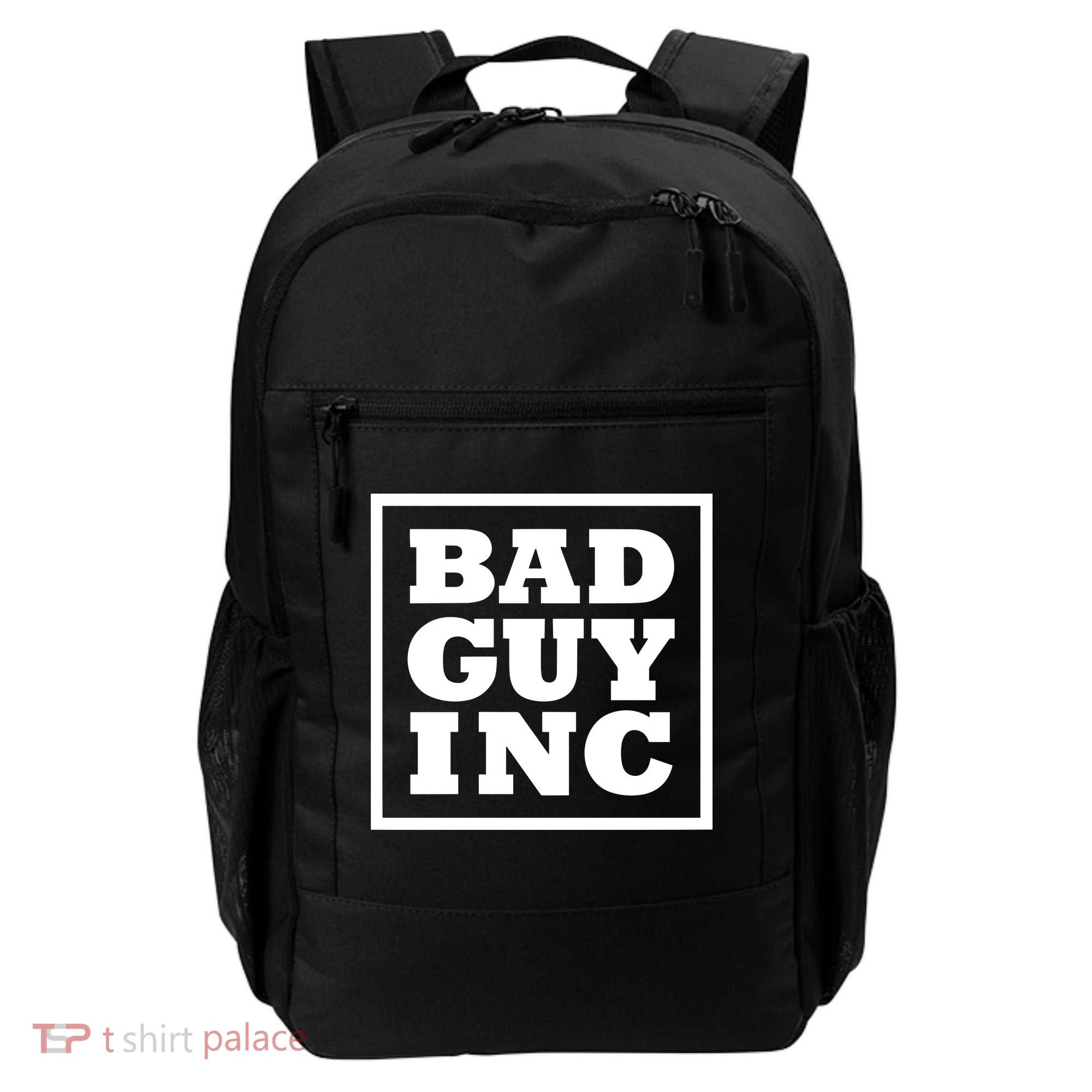 Chael Sonnen Wearing Bad Guy Inc Backpack