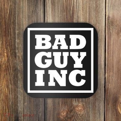 Chael Sonnen Wearing Bad Guy Inc Coaster