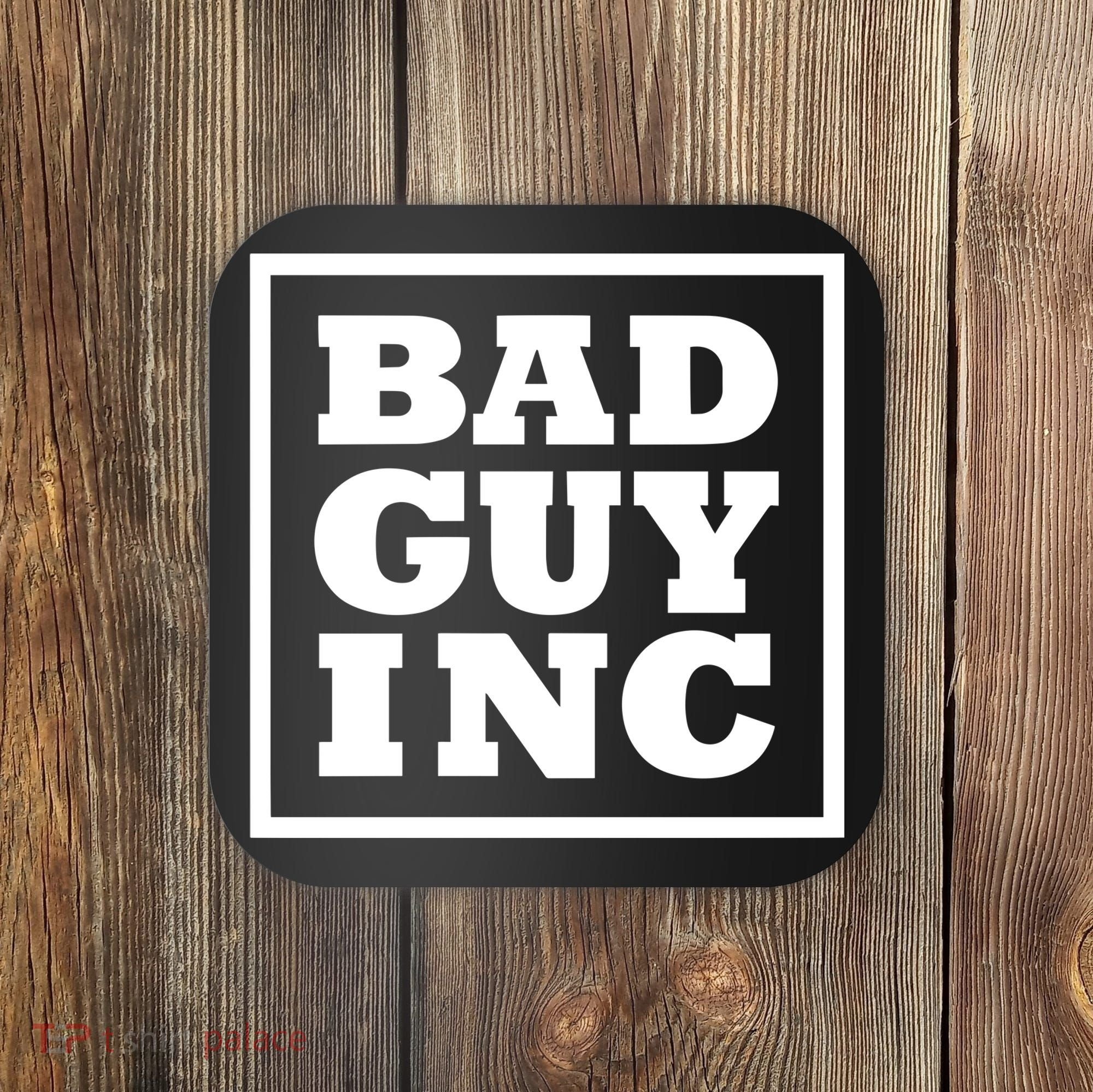 Chael Sonnen Wearing Bad Guy Inc Coaster