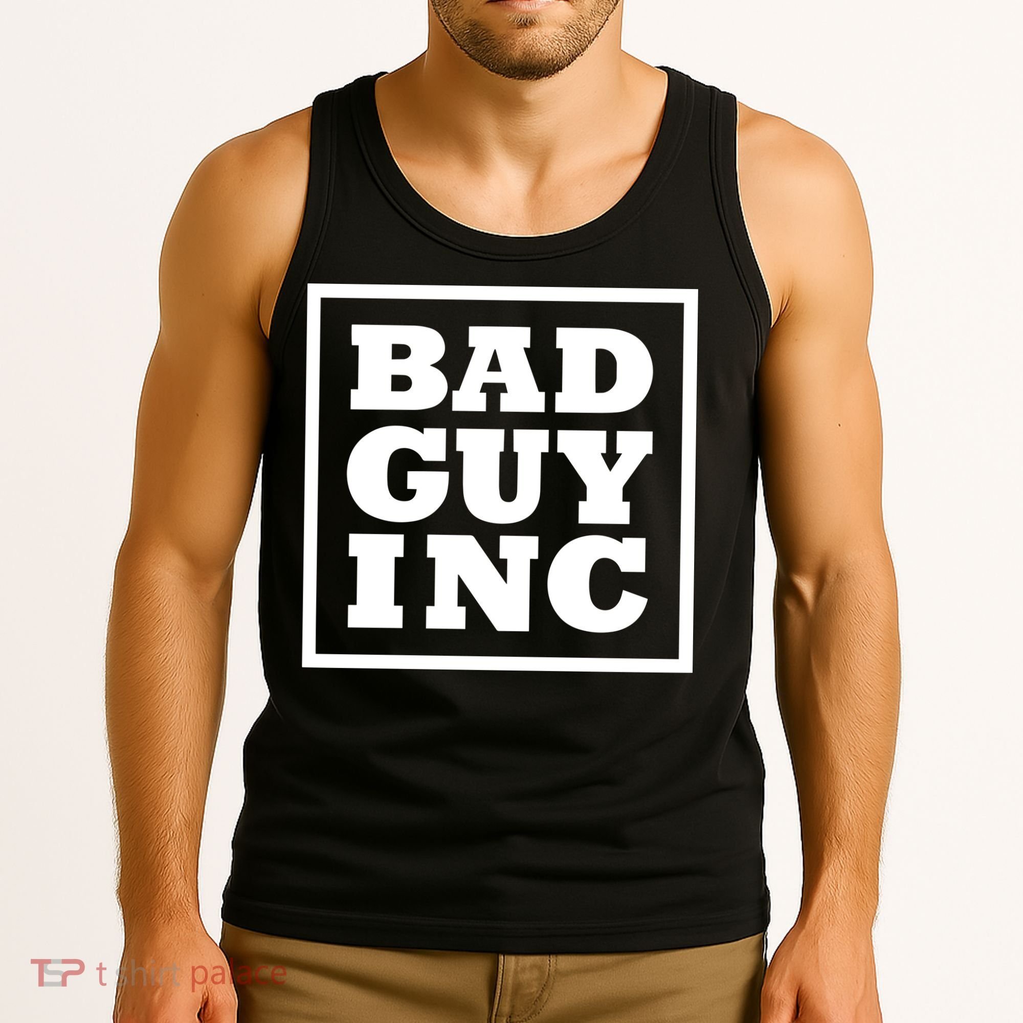 Chael Sonnen Wearing Bad Guy Inc Tank Top