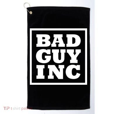 Chael Sonnen Wearing Bad Guy Inc Golf Towel