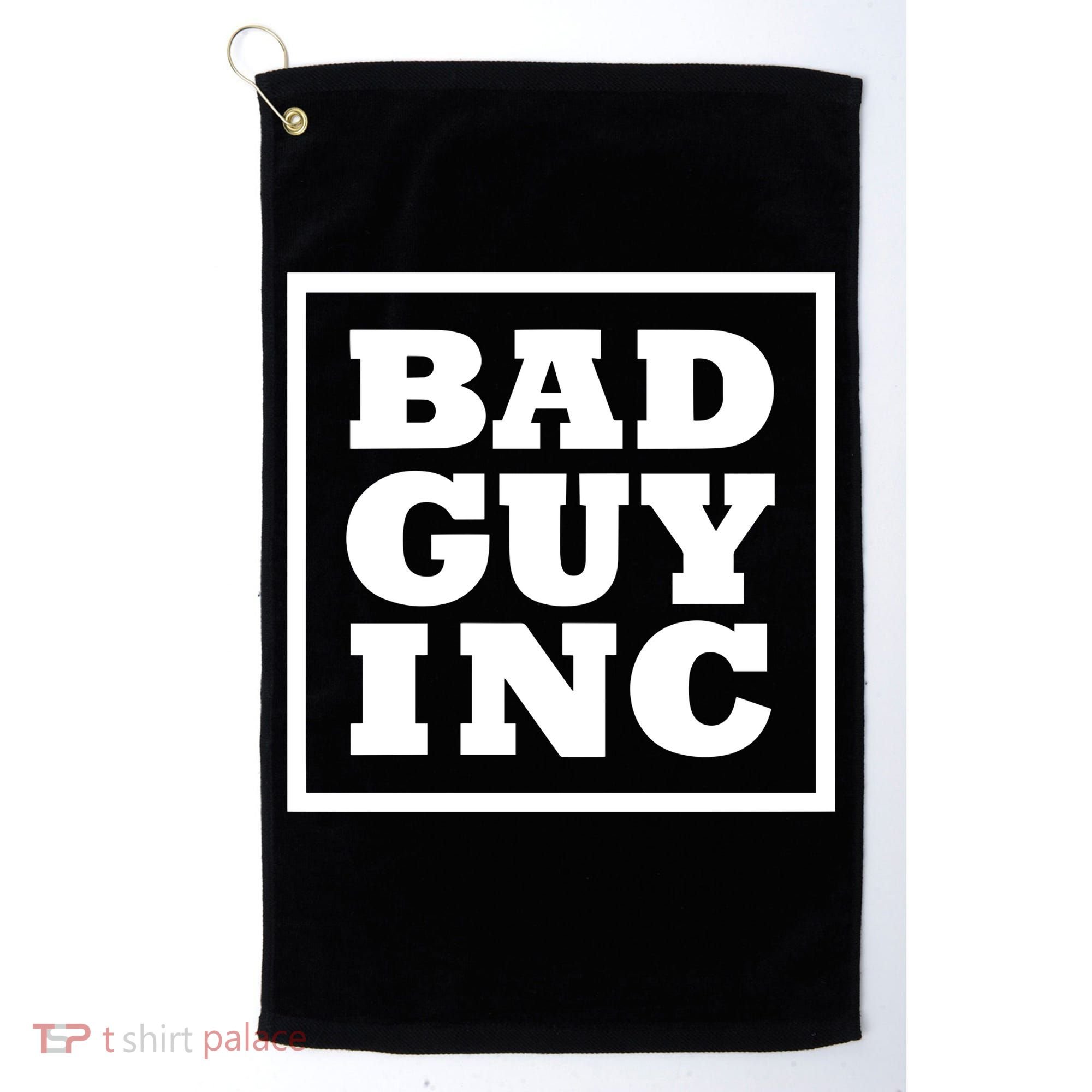 Chael Sonnen Wearing Bad Guy Inc Golf Towel