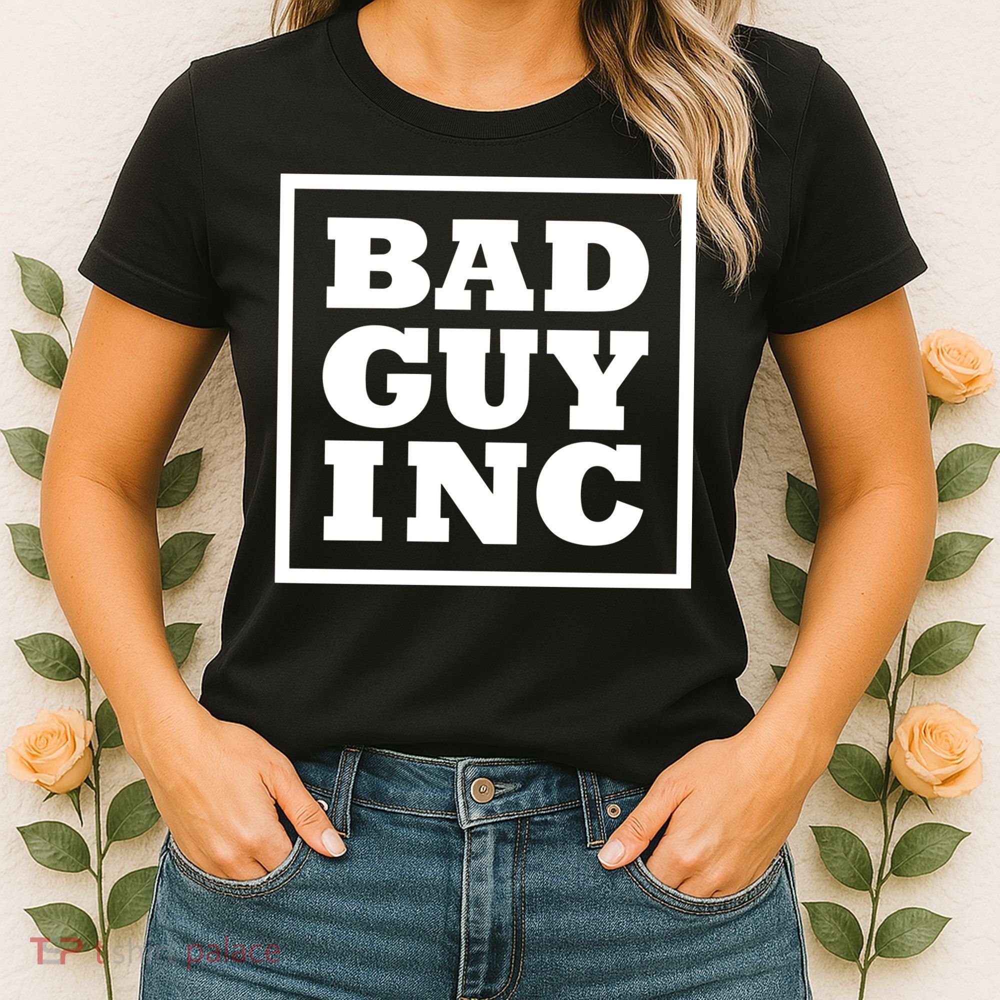 Chael Sonnen Wearing Bad Guy Inc Women's T-Shirt