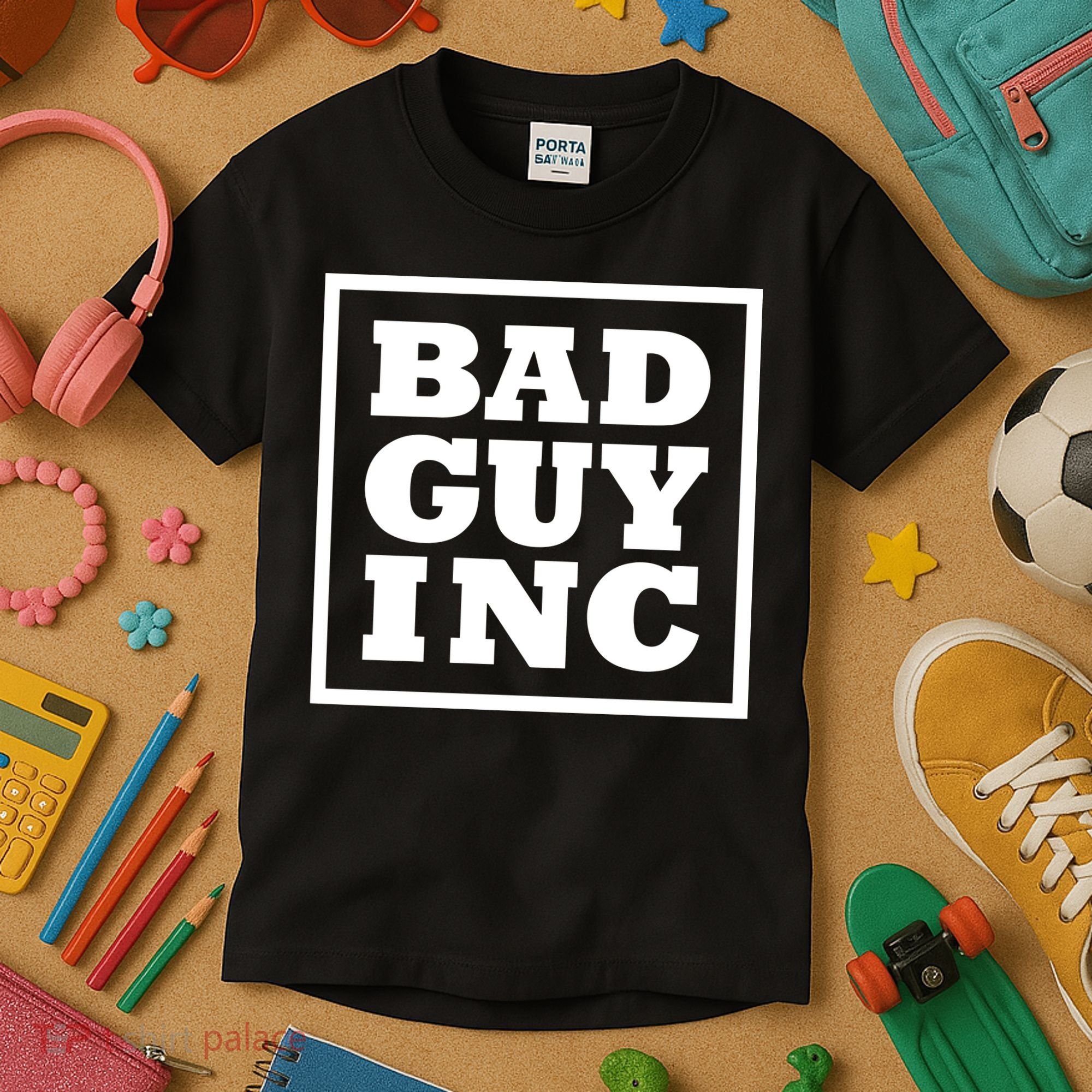 Chael Sonnen Wearing Bad Guy Inc Kids T-Shirt