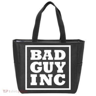 Chael Sonnen Wearing Bad Guy Inc Tote Bag