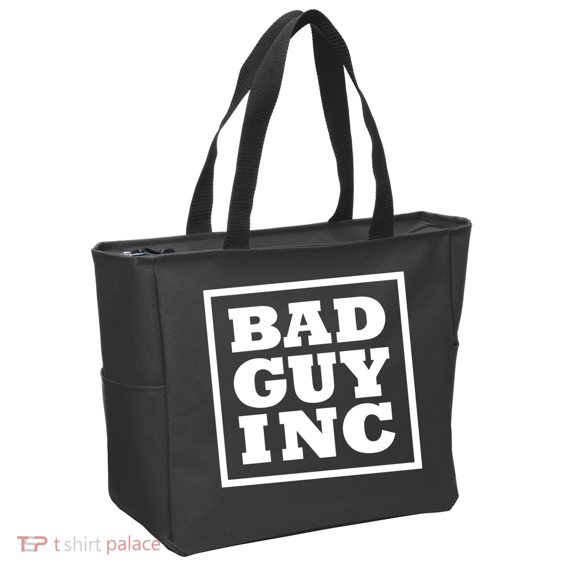 Chael Sonnen Wearing Bad Guy Inc Tote Bag