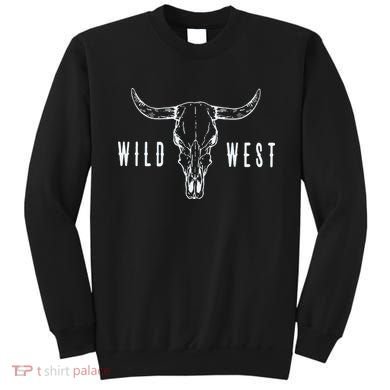 Cow Skull Wild West Sweatshirt