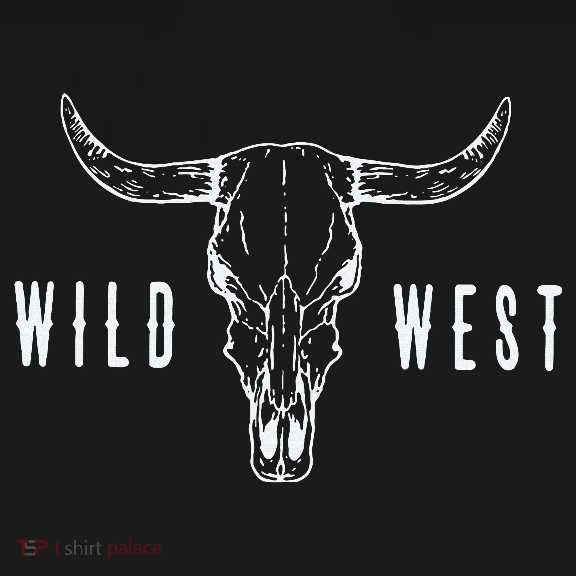 Cow Skull Wild West Sweatshirt