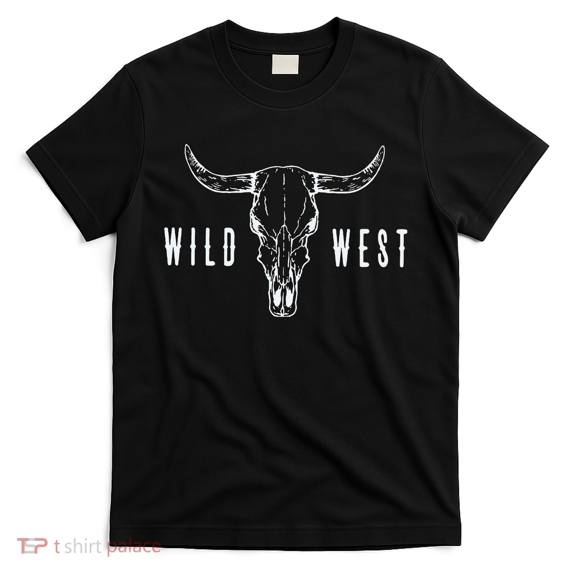 Cow Skull Wild West T-Shirt