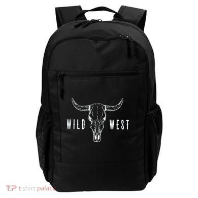 Cow Skull Wild West Backpack