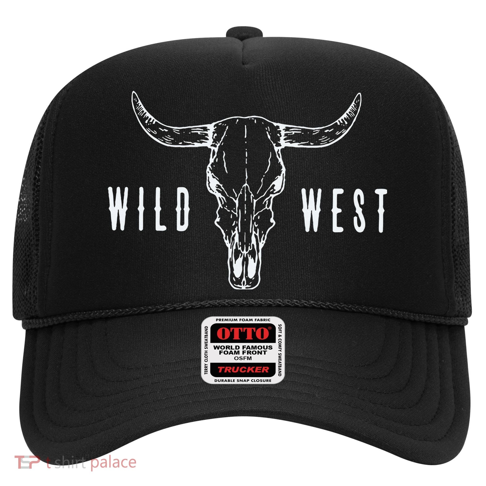 Cow Skull Wild West Hat