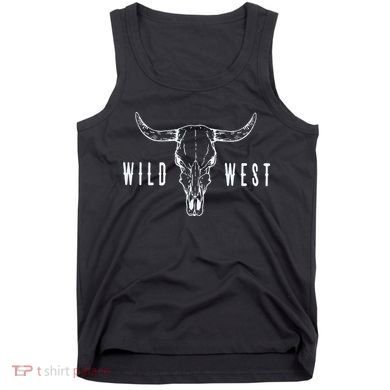 Cow Skull Wild West Tank Top