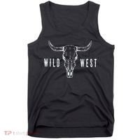 Cow Skull Wild West Tank Top thumb 0
