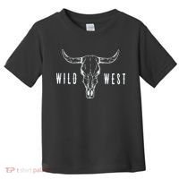 Cow Skull Wild West Toddler T-Shirt thumb 0