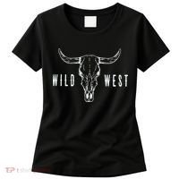 Cow Skull Wild West Women's T-Shirt thumb 0