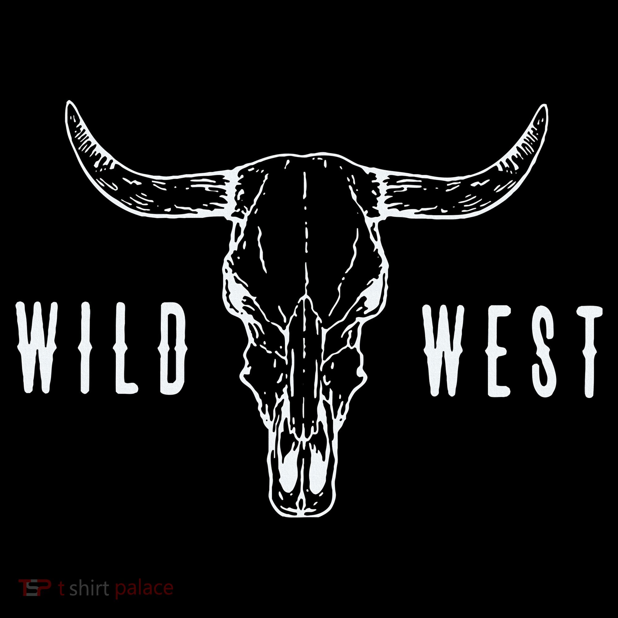 Cow Skull Wild West Kids Sweatshirt