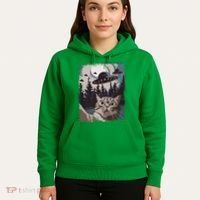 Cat Selfie With Ufo Alien Funny Cat Graphic Hoodie thumb 5