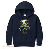 Cool Say Yes To New Adventures Tropical Grunge Skull Kids Hoodie thumb 0