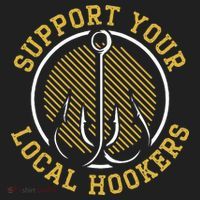 Cute Support Your Local Hookers Fishing Fisherman Master Baiter Tumbler thumb 3