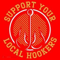 Cute Support Your Local Hookers Fishing Fisherman Master Baiter Santa Hat thumb 1